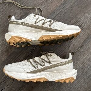 New Balance Women's Athletic Shoes in White and Tan